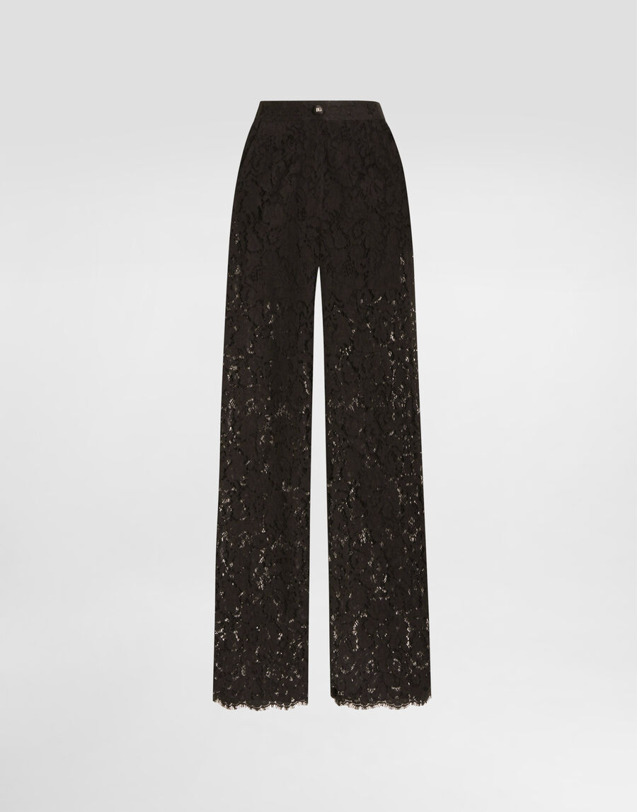 Cordonetto lace trousers