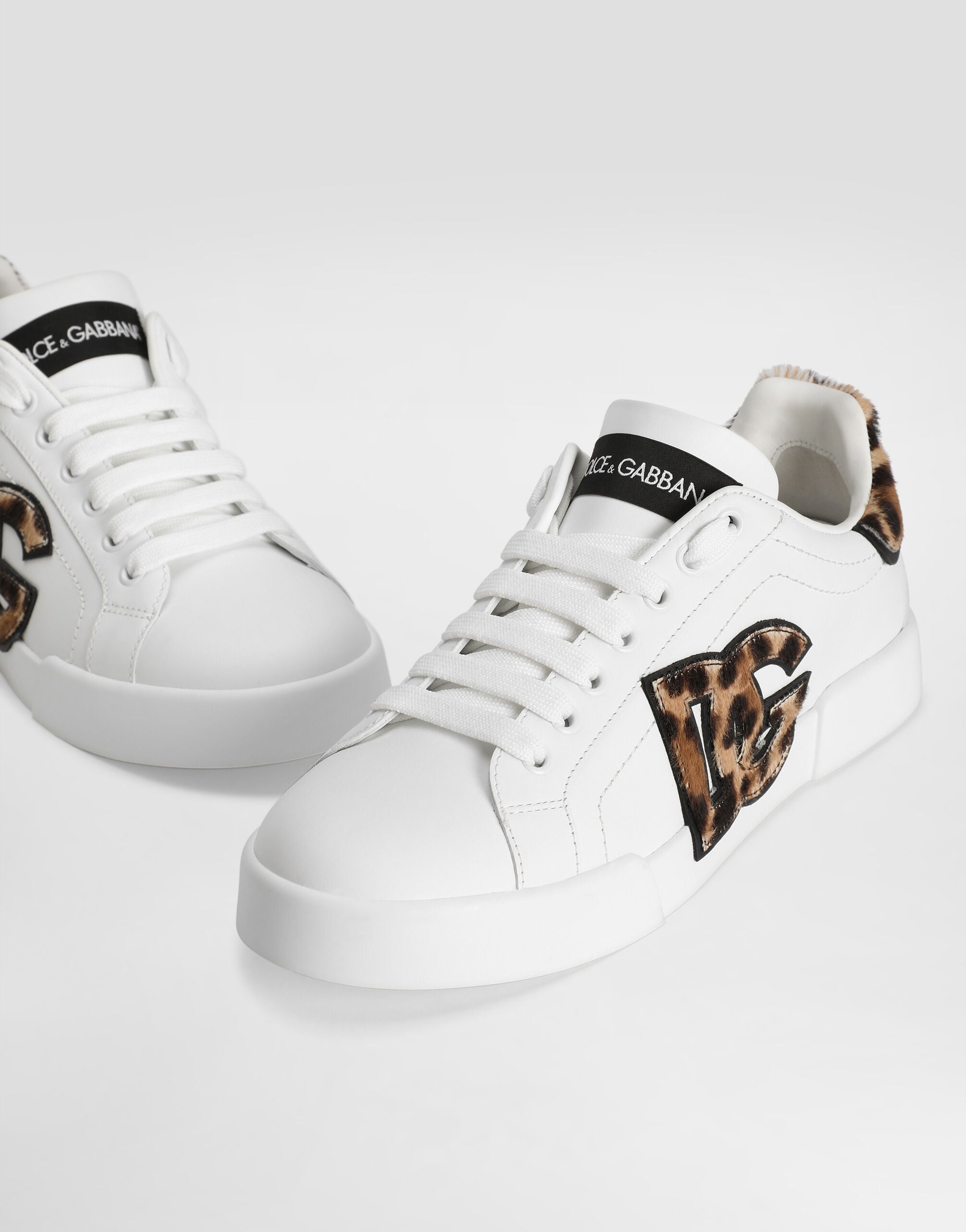Portofino light strobel leather sneakers in Multicolor for Women