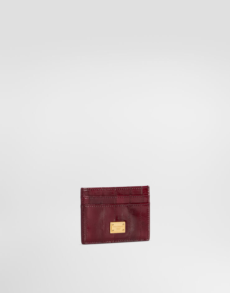 Dolce & Gabbana Eel card holder Red BI0330A8B08
