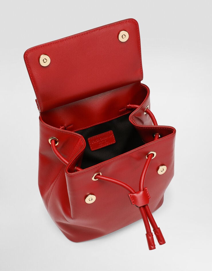 Dolce & Gabbana Nappa calfskin backpack Red EB0264A1065