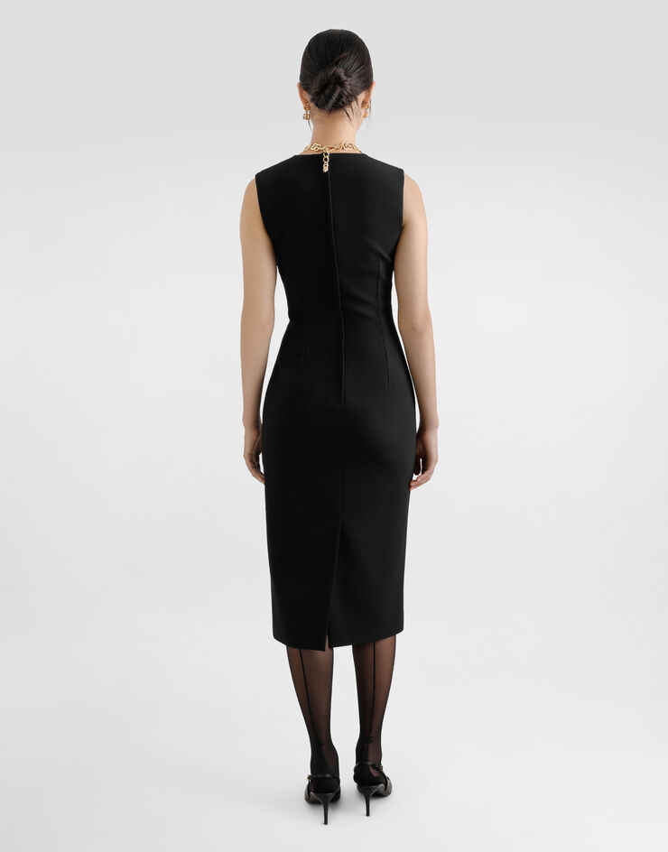 Dolce & Gabbana 羊毛连衣裙 黑 F6GASTGDCSX