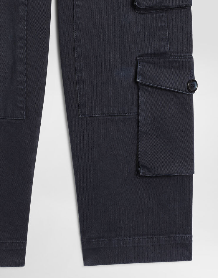 Dolce & Gabbana Pantalones cargo en gabardina Dolce & Gabbana Pantalones cargo en gabardina L45P16LY113