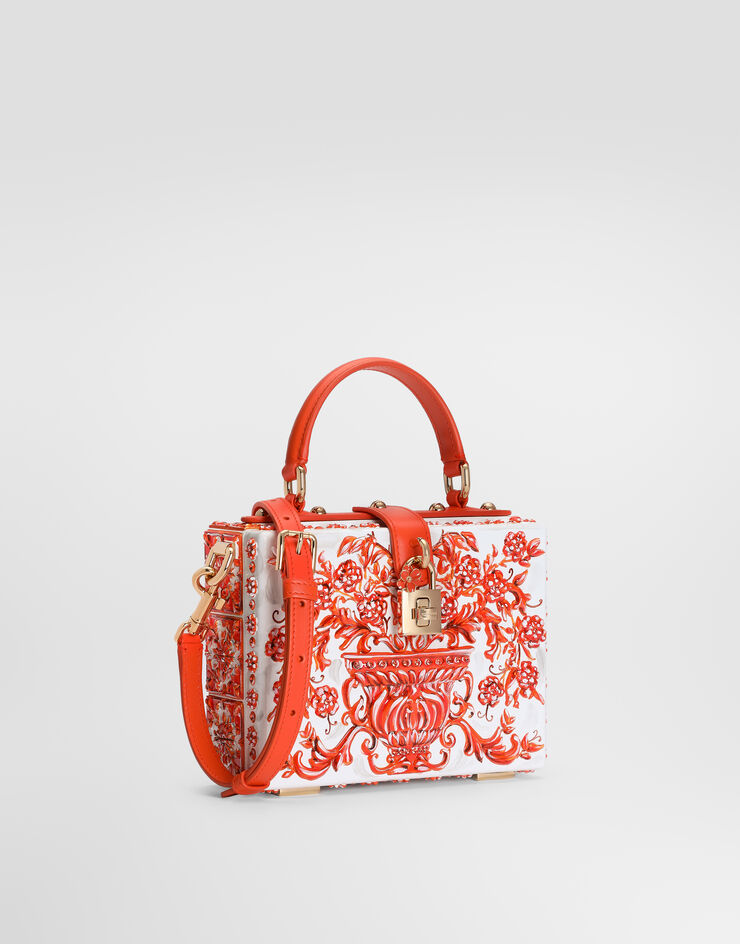 Dolce & Gabbana Majolica resin Dolce Box handbag Orange BB5970A0397