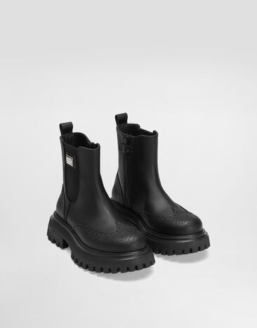 Dolce & Gabbana Beatles ankle boots in nappa calfskin Black DA5295A6379