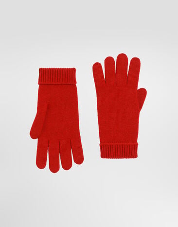 Dolce & Gabbana Knit gloves Red FX10KTJDVNK