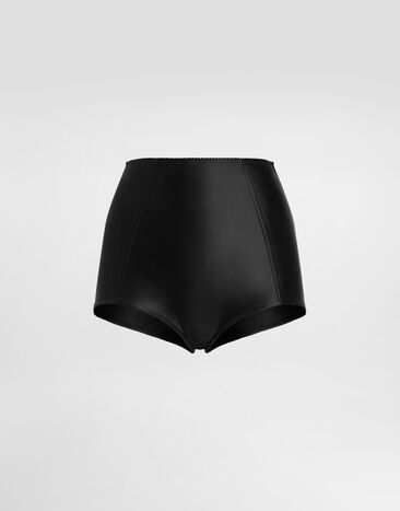 Dolce & Gabbana Satin culottes shorts Black FTAMFTGDCMX