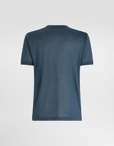 Dolce & Gabbana 真丝针织T恤 Dolce & Gabbana 真丝针织T恤 灰 G8ST1TG7P0F