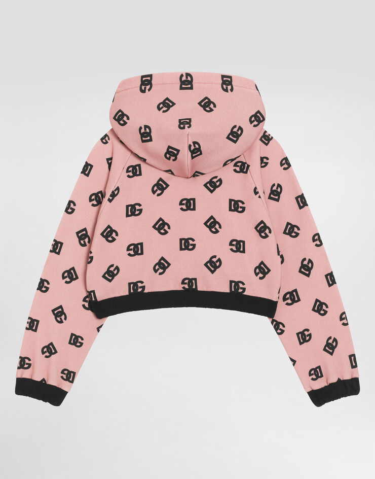 Dolce & Gabbana Sudadera con capucha y estampado del logotipo DG Imprima L5JWBKHS7JG