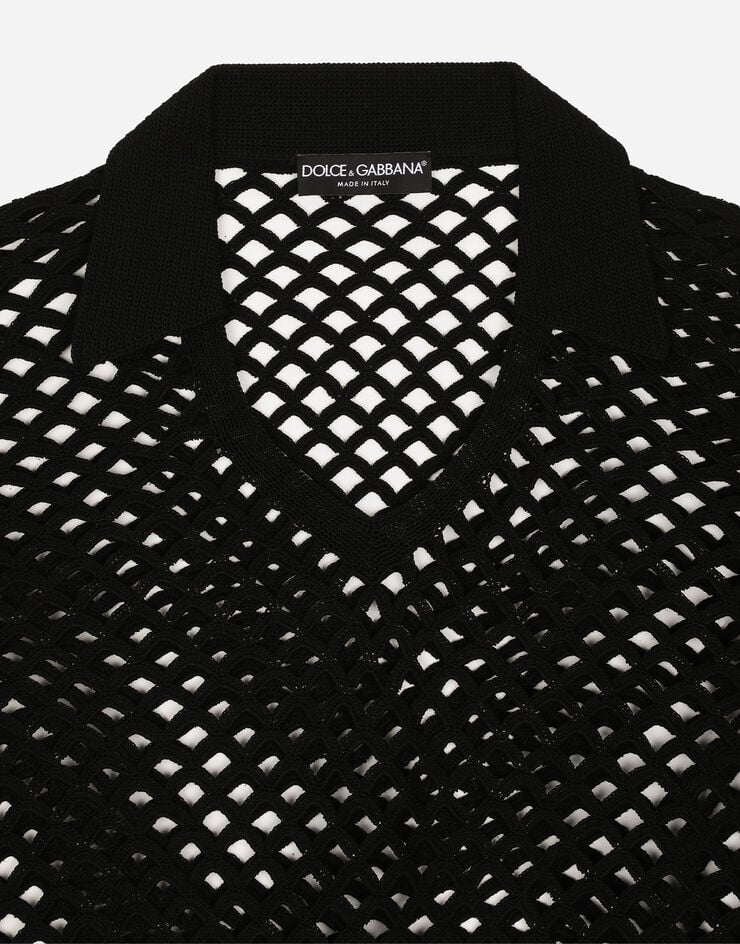 Dolce & Gabbana Cotton polo-shirt Black GXO61TJACX8