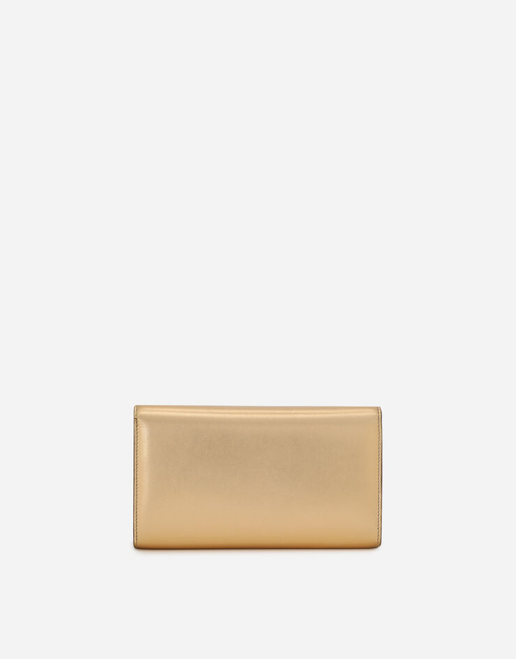 Dolce & Gabbana Nappa mordore 3.5 clutch Gold BB7082A1016