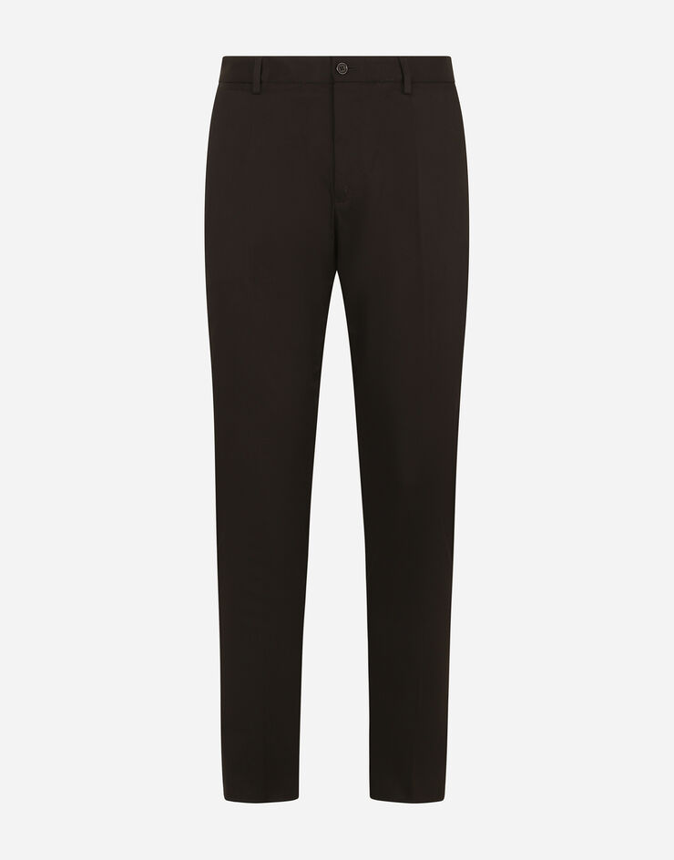Dolce & Gabbana Wool and silk pants Black GY6FETFUFJR
