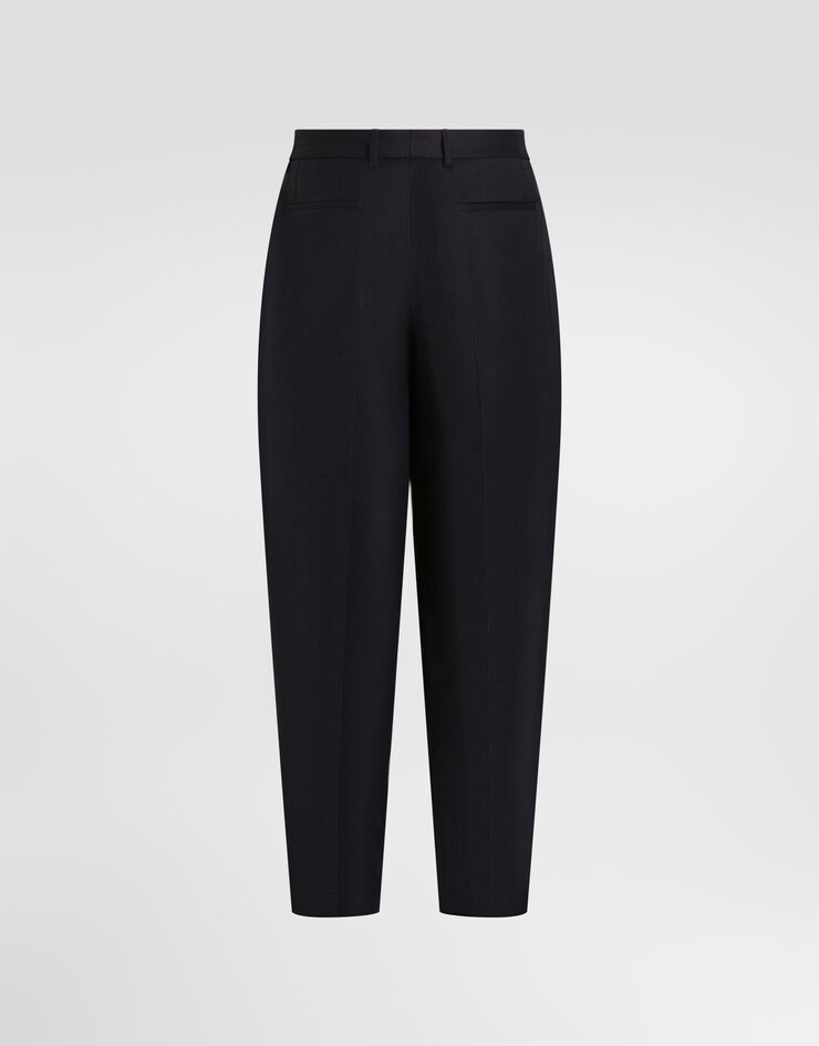Dolce & Gabbana Flannel trousers Blue GP10DTFUBG8