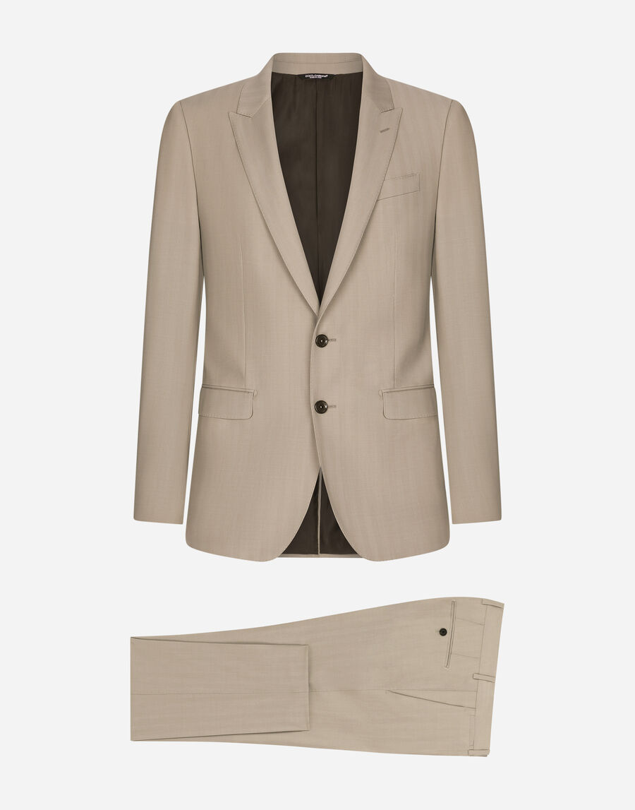 Single-breasted pinstripe Martini-fit suit