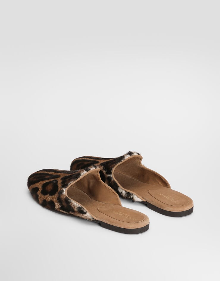 Dolce & Gabbana Leo kid leather mules Dolce & Gabbana Leo kid leather mules Multicolor CI0225A0587