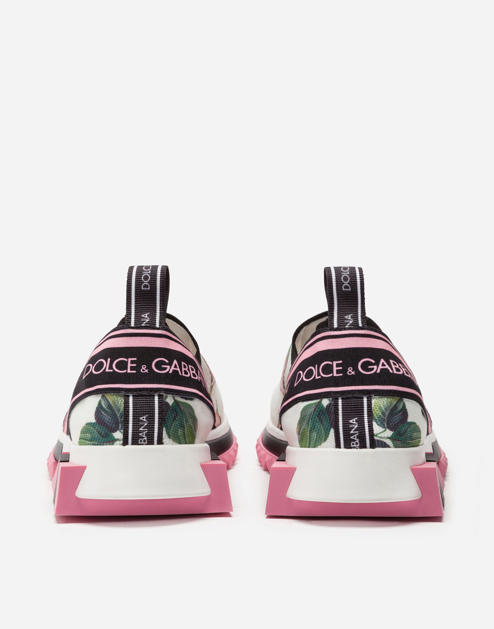 TROPICAL ROSE PRINT STRETCH MESH SORRENTO SNEAKERS