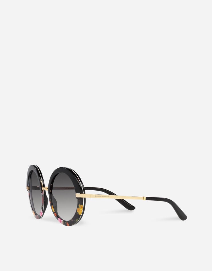 Dolce & Gabbana Half print sunglasses Floral print VG4393VP08G