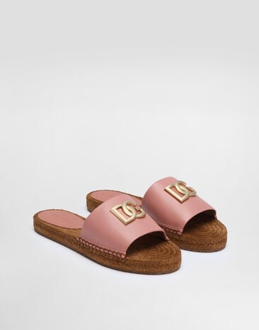 Dolce & Gabbana Pala estilo alpargata de napa Rosa CE0124AX191