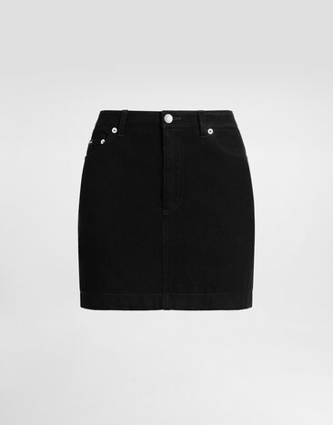 Dolce & Gabbana Denim miniskirt Multicolor F4CX1DG8NC2