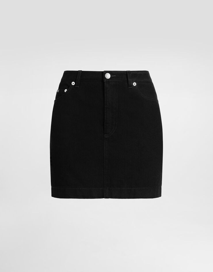 Dolce & Gabbana Denim miniskirt Multicolor F4CX1DG8NC2