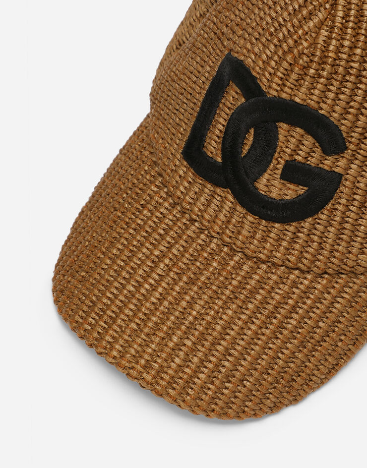 Dolce & Gabbana Trucker hat with DG logo Beige GH706ZGH200