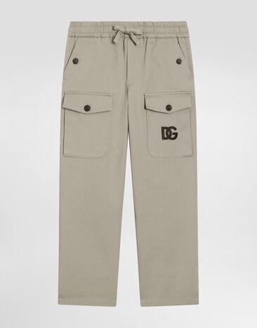 Dolce & Gabbana Gabardine trousers Beige L44P97FUFL3