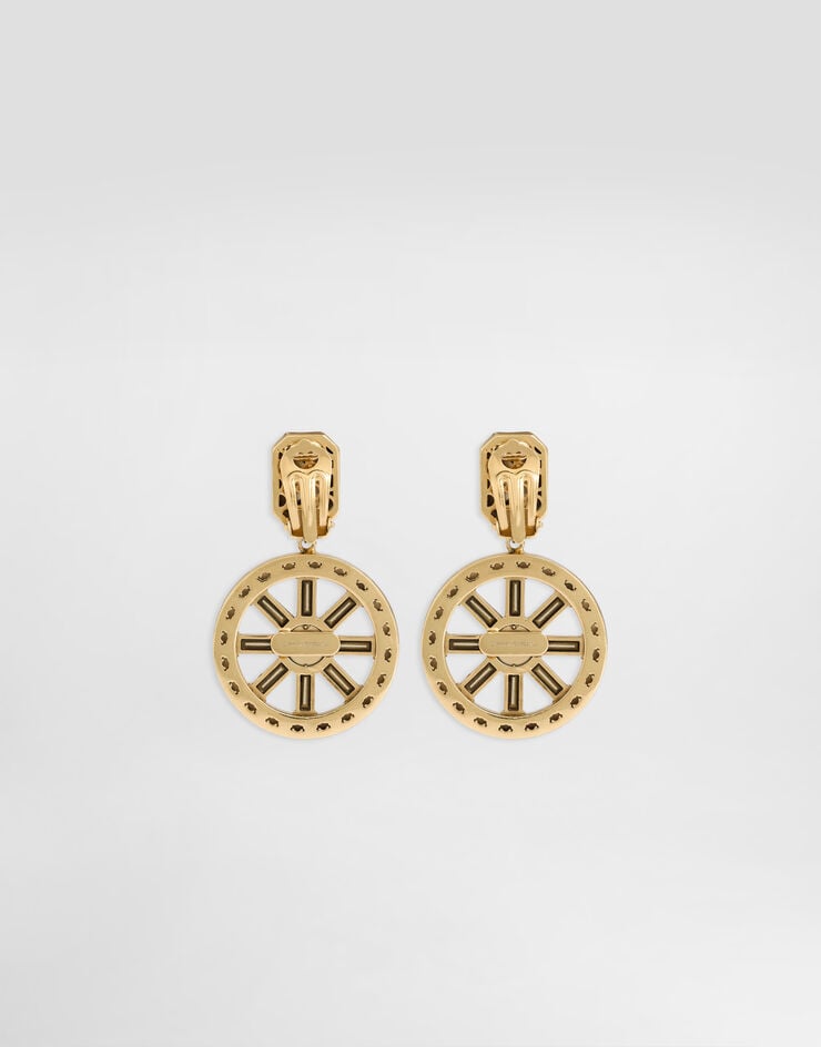 Dolce & Gabbana Pendientes de clip rueda Carretto Dolce & Gabbana Pendientes de clip rueda Carretto Multicolor WES6C4W1111