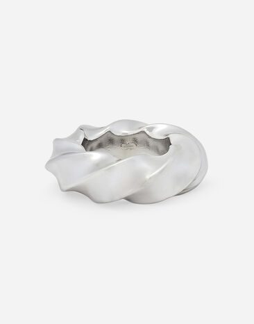 Dolce & Gabbana Bracciale rigido torchon Argento WBQ2R1W1111