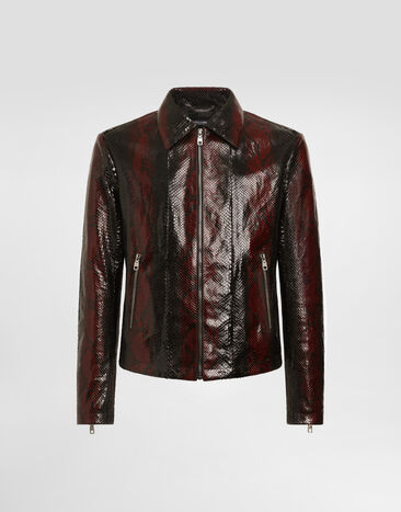 Dolce & Gabbana Migjorn python jacket Multicolor G9CFWLHUL11