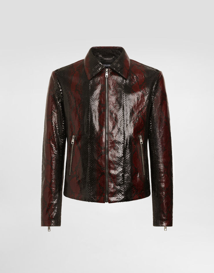 Dolce & Gabbana Migjorn python jacket Multicolor G9CFWLHUL11