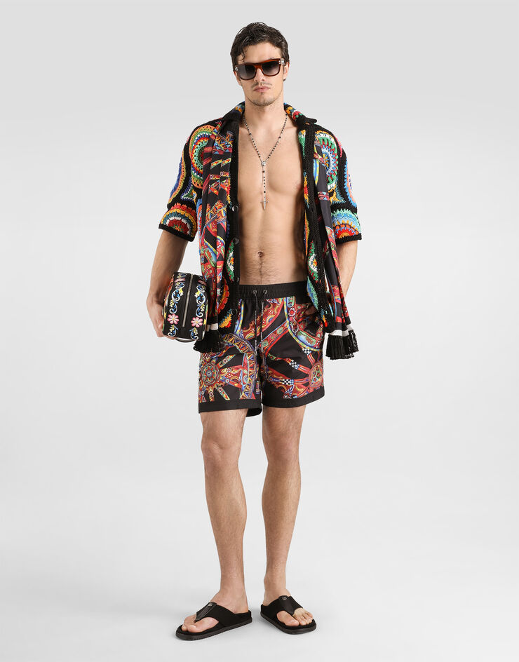 Dolce & Gabbana Crochet shirt Dolce & Gabbana Crochet shirt Multicolor GXVAJTJGMIZ