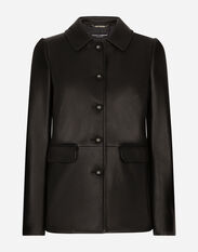 Dolce & Gabbana Lambskin jacket Black FXV15ZJFMBC