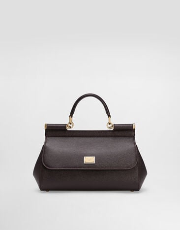 Dolce & Gabbana Henkeltasche Sicily mittelgroß Violett BB7652B1001