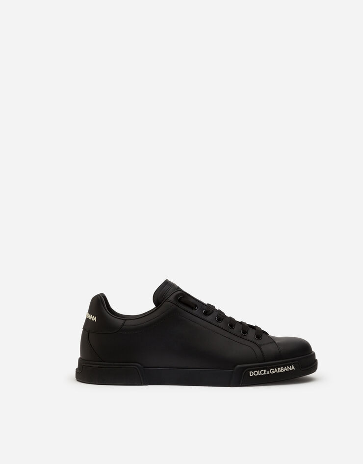 Dolce & Gabbana Calfskin nappa Portofino sneakers Black CS1774AA335