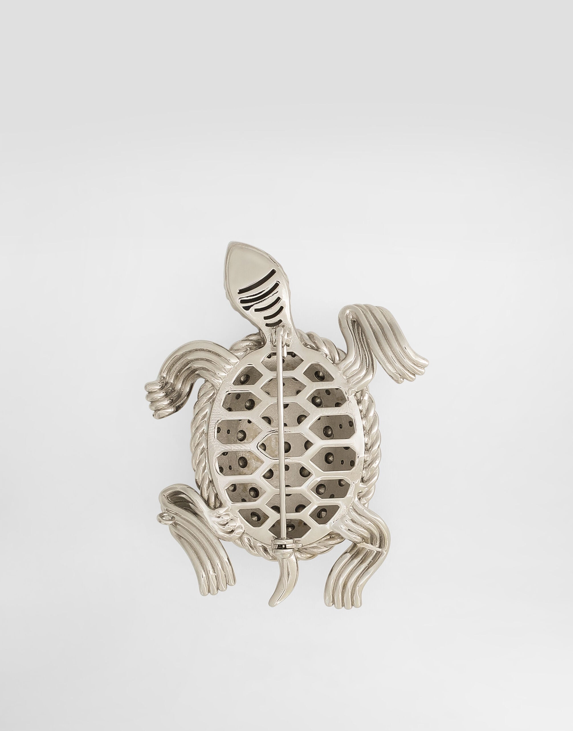 Sartoria turtle-shaped brooch in Silver for Men | Dolce&Gabbana® US