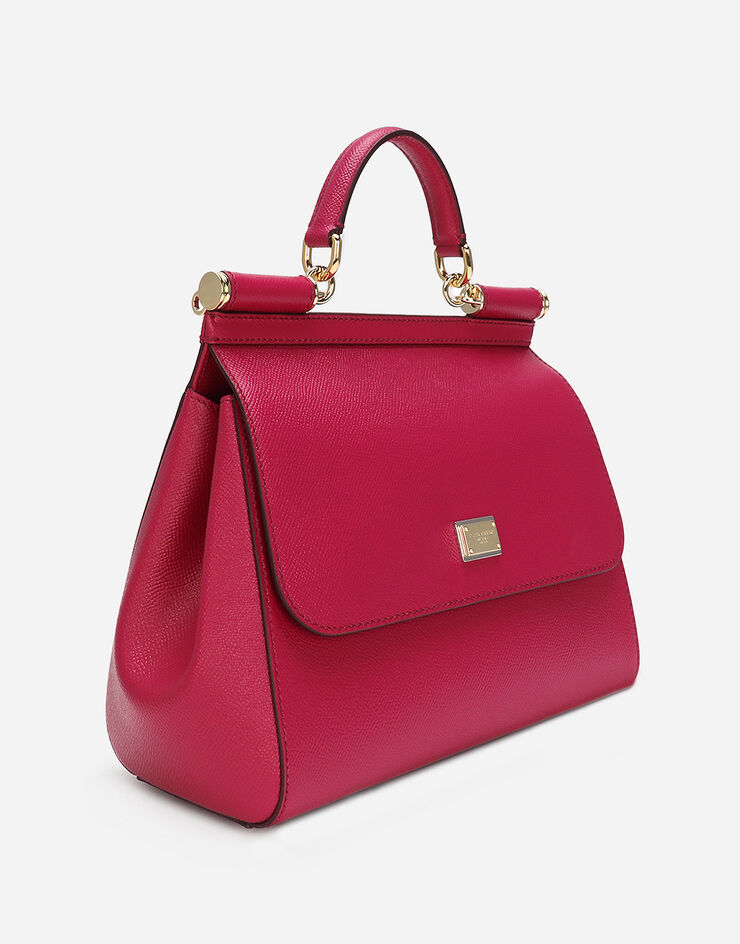 Dolce & Gabbana Sac à main Sicily grand format Fuchsia BB6002A1001