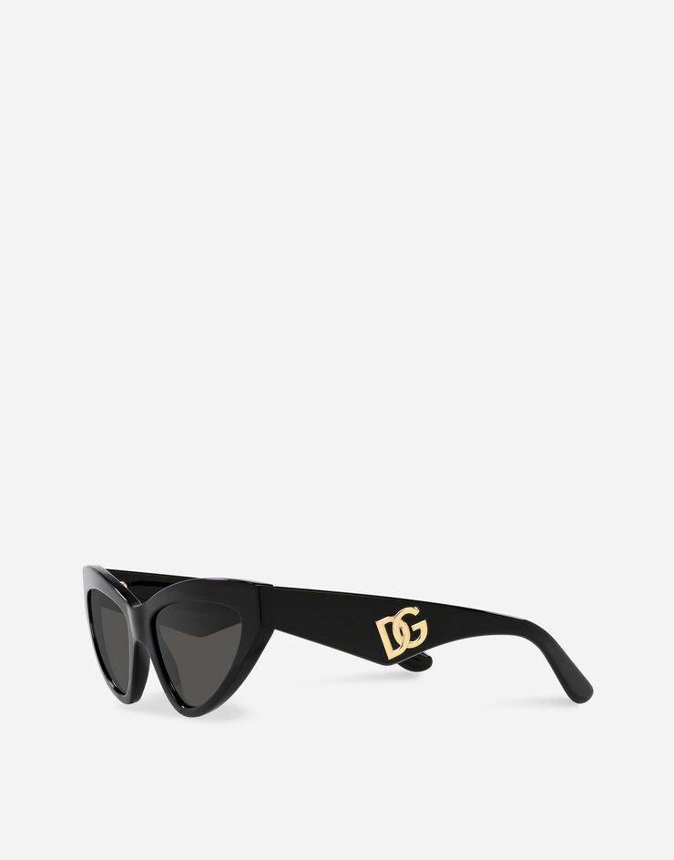 Dolce & Gabbana نظارة DG شمسية متقاطعة أسود VG4439VP187
