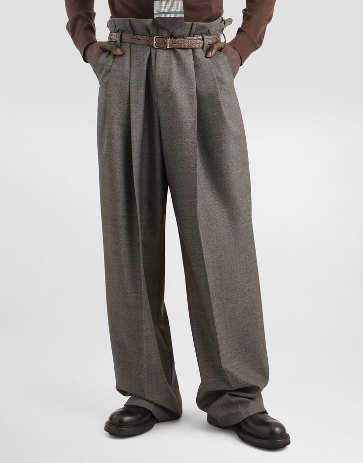 Dolce & Gabbana Virgin wool trousers Dolce & Gabbana Virgin wool trousers Multicolor GP15WTHU2CS