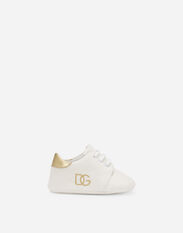 Dolce & Gabbana Suede sneakers with DG logo embroidery White DK0065A1293