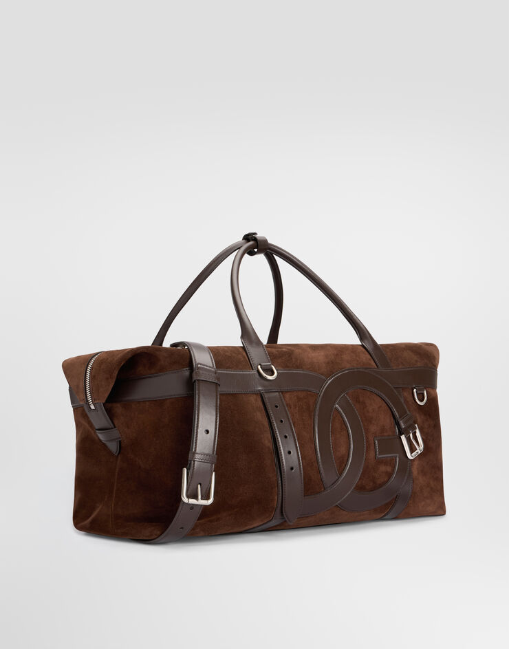 Dolce & Gabbana DG Belt travel bag in split leather Multicolor BM2773A0741