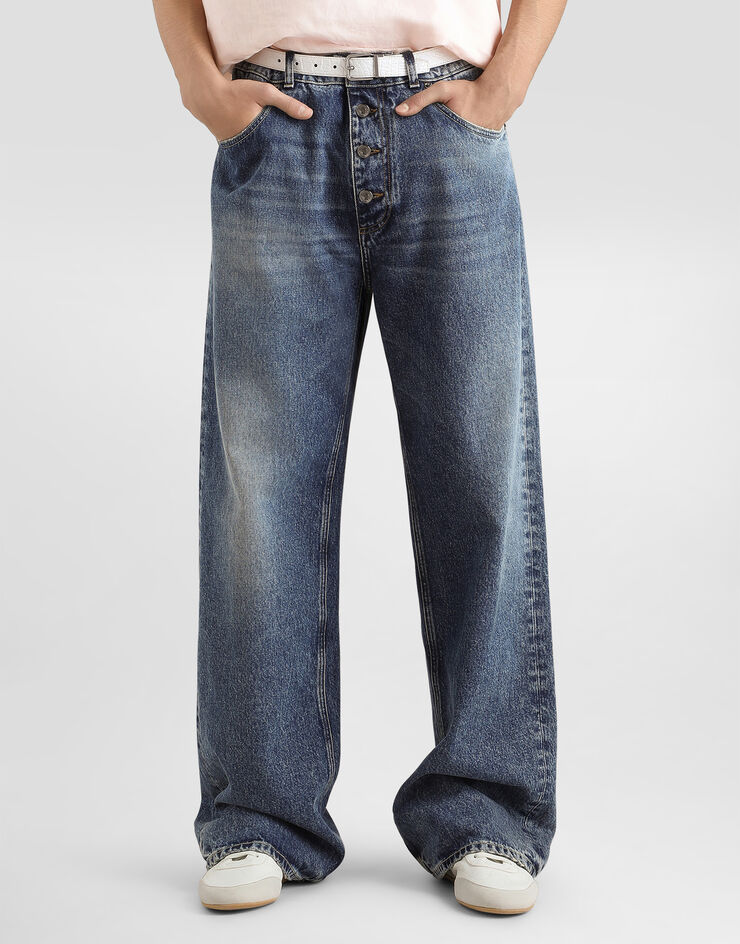 Dolce & Gabbana Pantalones en denim Dolce & Gabbana Pantalones en denim Multicolor GP22YDG8PN9