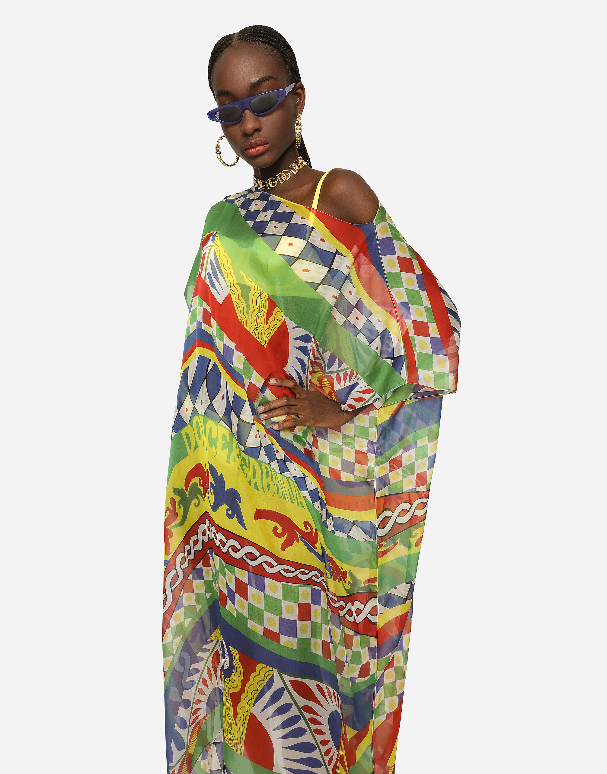 Chiffon caftan hotsell