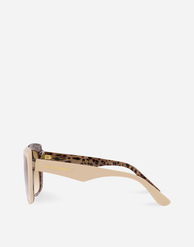 Dolce & Gabbana New print sunglasses Ivory leo print VG441AVP113