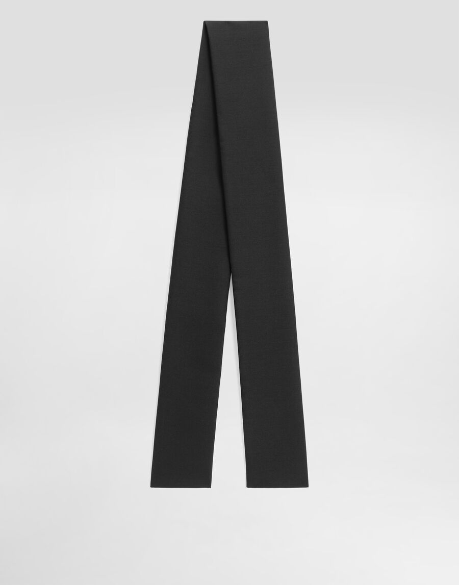Wool gabardine scarf