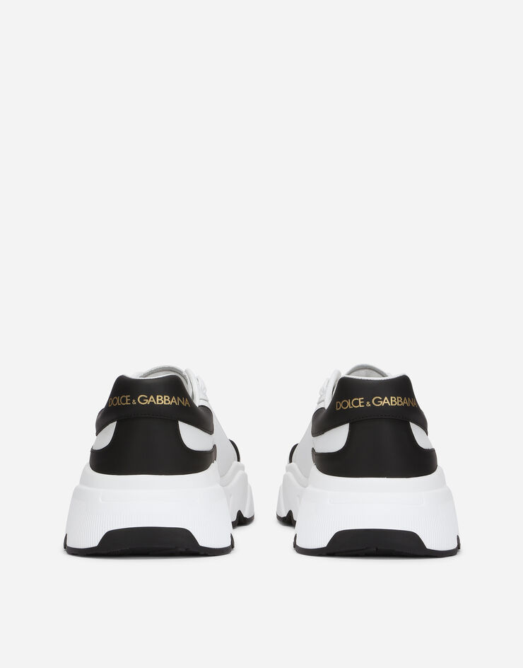 Dolce & Gabbana حذاء رياضي داي ماستر من نابا جلد العجل أبيض/أسود CS1791AX589