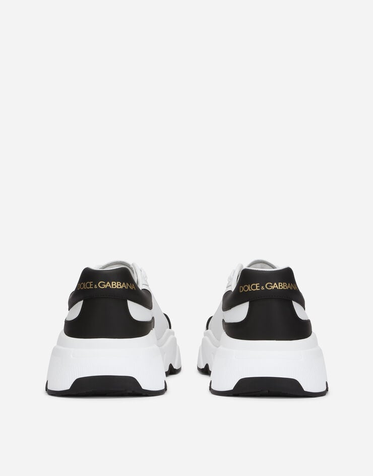 Dolce & Gabbana Zapatillas Daymaster de napa de becerro Blanco/Negro CS1791AX589