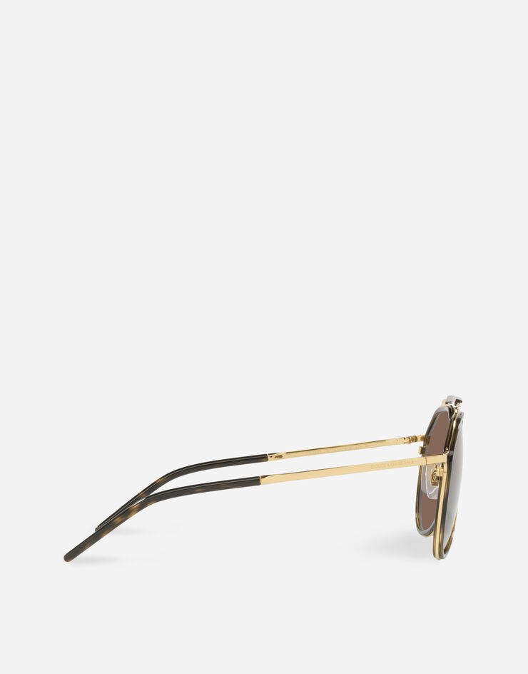 Dolce & Gabbana Madison sunglasses Gold und Havanna VG2277VM273