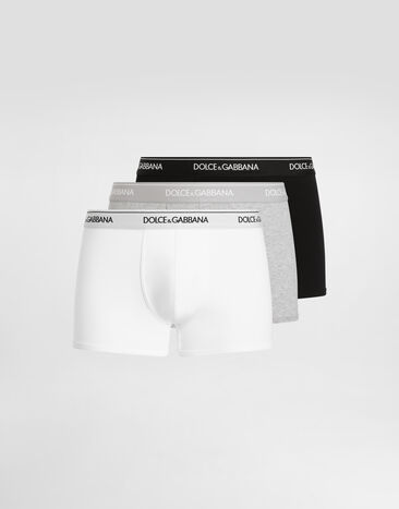 Dolce & Gabbana 3-pack of regular-fit stretch jersey boxers Multicolor M9D82JONN95