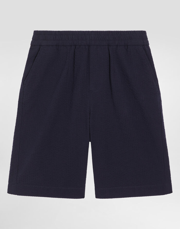 Dolce & Gabbana Cotton bermuda shorts Blue L43Q86FR51F
