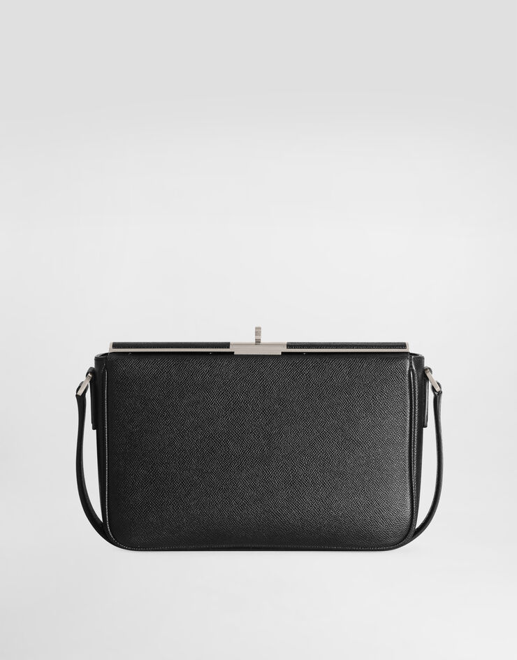 Dolce & Gabbana Marlene alpine calfskin crossbody bag Black BM2481A9AB6