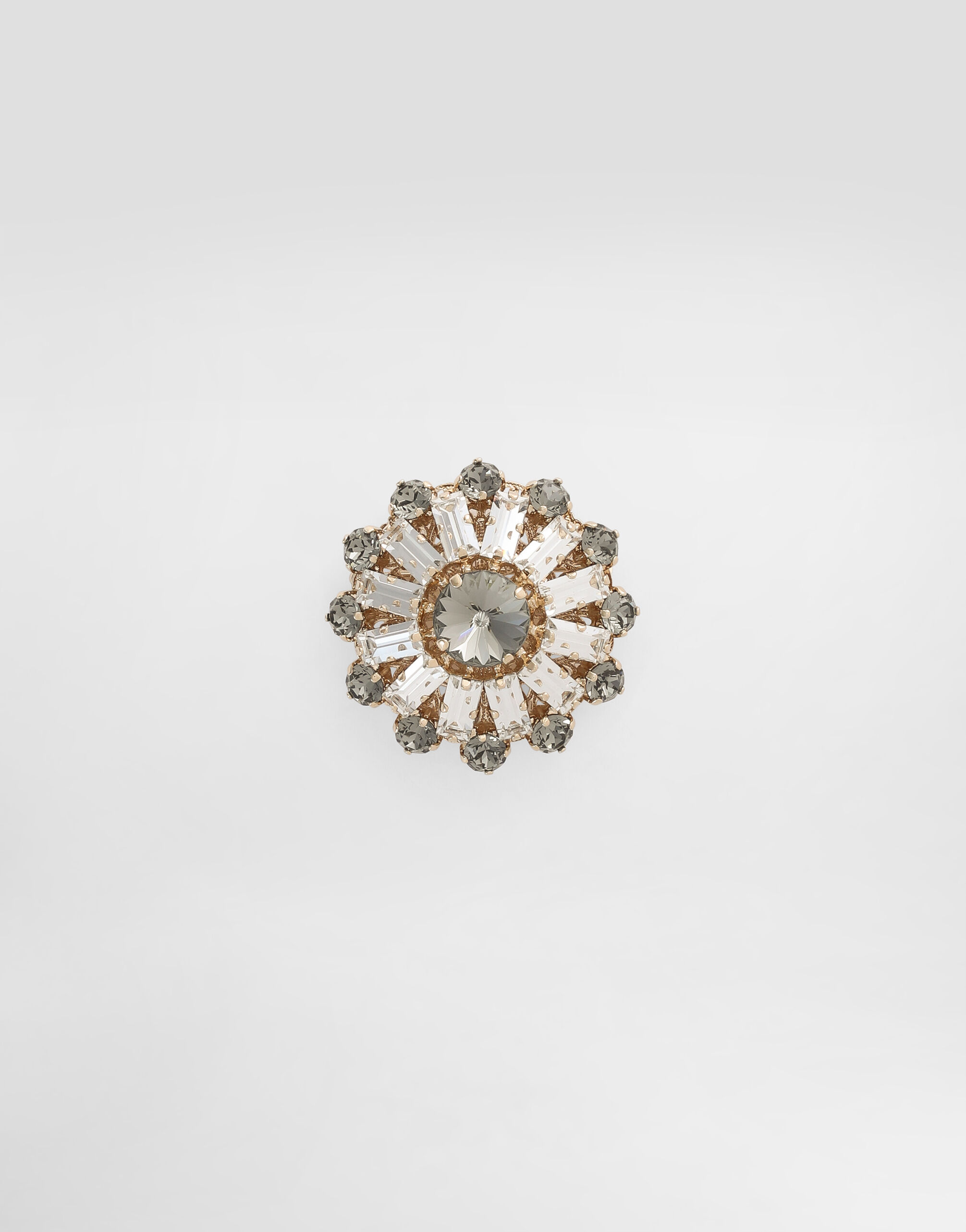 【DOLCE & GABBANA】 ブローチ Brooch with rhinestones in Multicolor for Men | Dolce&Gabbana®